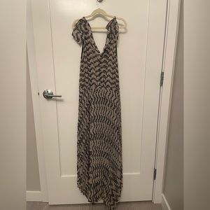 The Kooples Floral Dress Black and White, Size XS